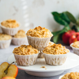 Veganer Apfel-Streusel-Muffin