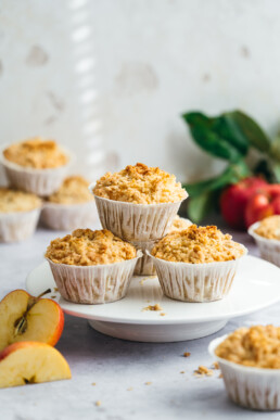 Veganer Apfel-Streusel-Muffin