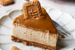 veganer Biscoff Lotus-Cheesecake
