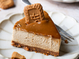 veganer Biscoff Lotus-Cheesecake