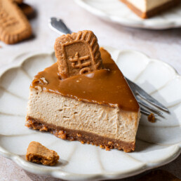 veganer Biscoff Lotus-Cheesecake